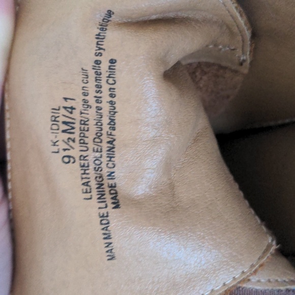 Lucky Brand leather laced booties size 9 1/2 - Picture 4 of 5